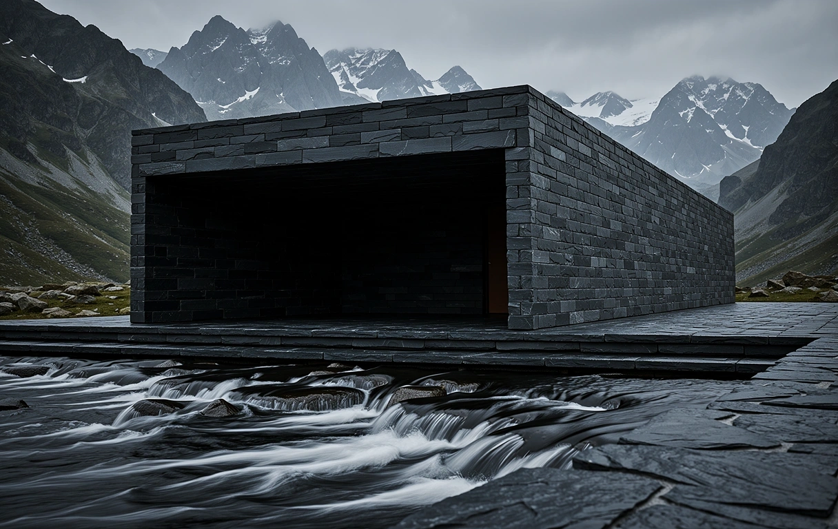 Architecture Brutaliste Alpine